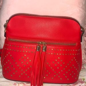 Still excellent condition Red CrossBody gently used